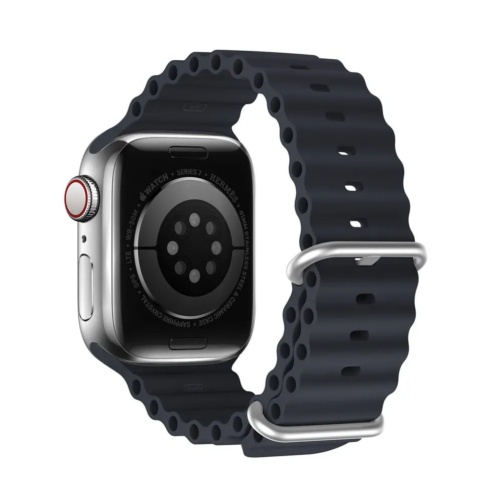 DUX DUCIS OCEAN WAVE APPLE WATCH 42/44/45mm grafitové univerzálny remienok na smart watch