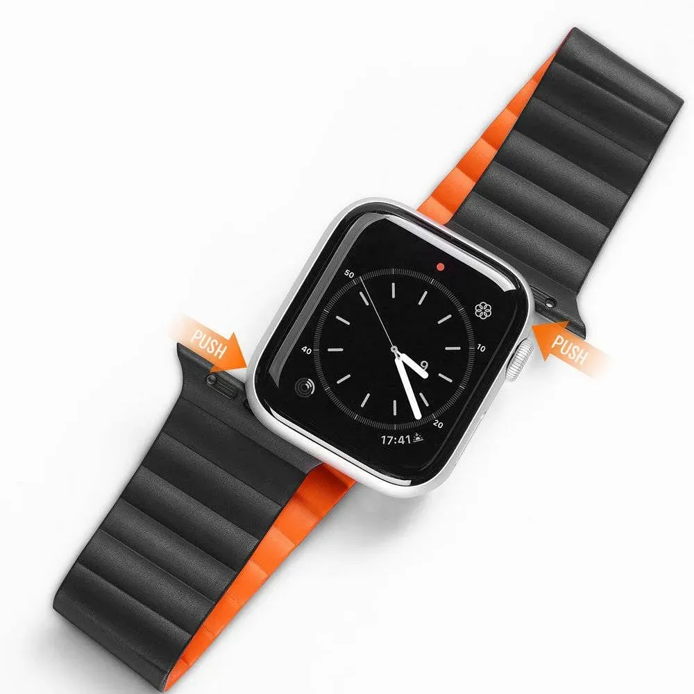 DUX DUCIS CHAIN APPLE WATCH 38/40/41mm čierny univerzálny remienok na smart watch