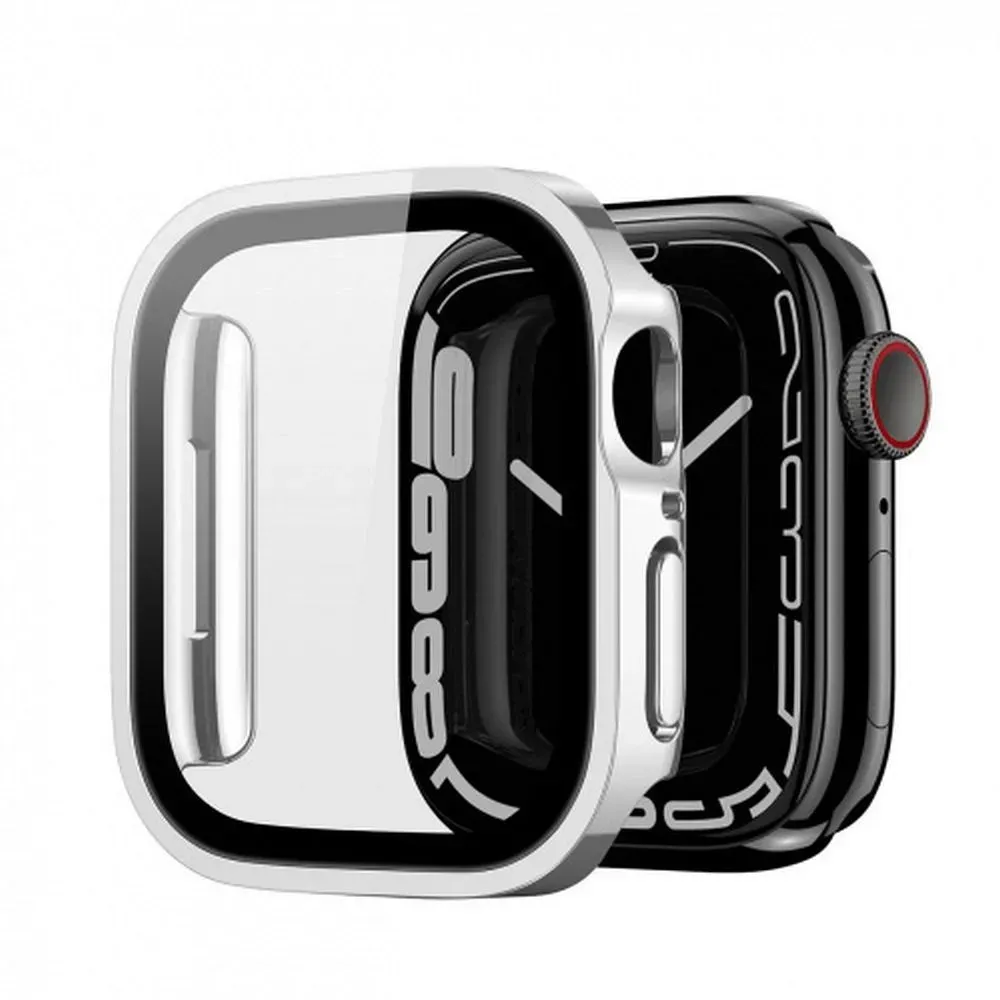 DUX DUCIS HAMO APPLE WATCH Series 7/8 45mm strieborné Ochranné puzdro na smart watch