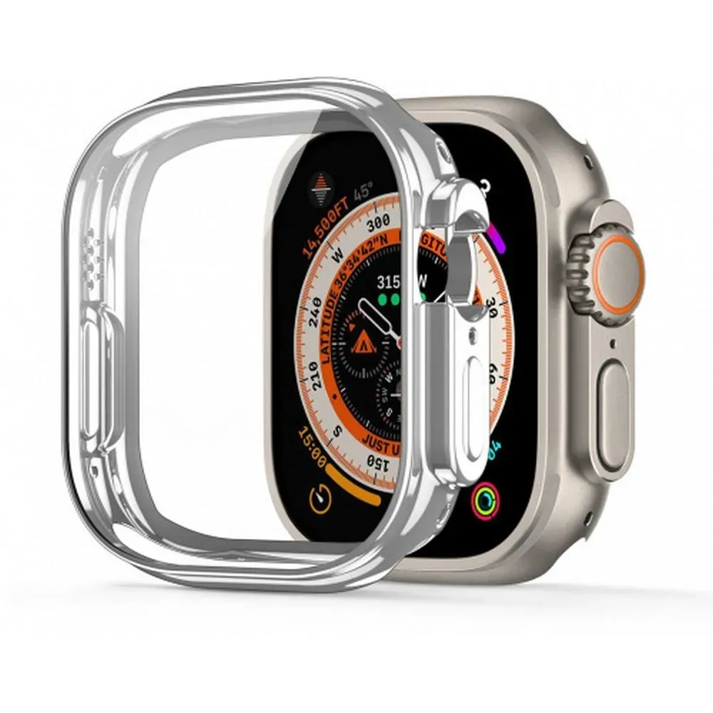 DUX DUCIS SAMO APPLE WATCH Series Ultra 49mm strieborné Ochranné puzdro na smart watch