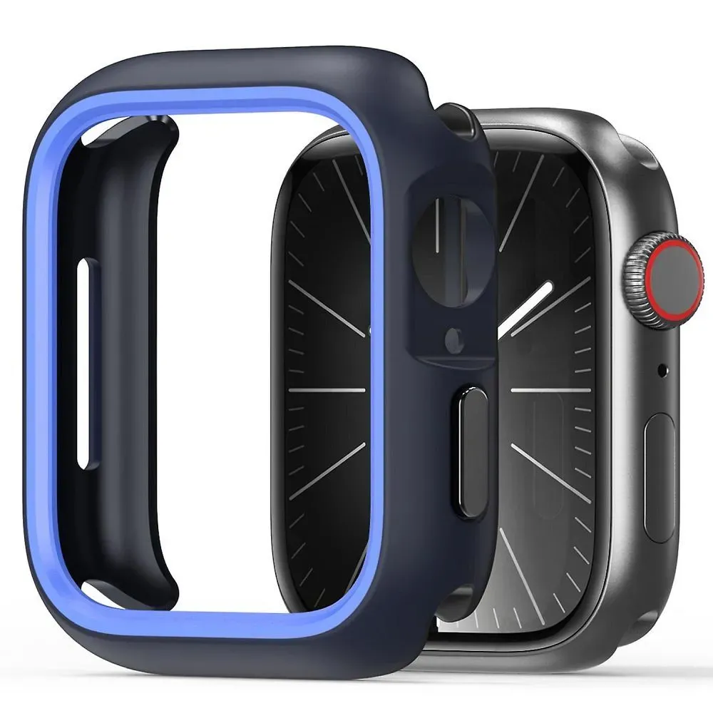 DUX DUCIS BAMO APPLE WATCH Series 7/8/9 41mm modré Ochranné puzdro na smart watch
