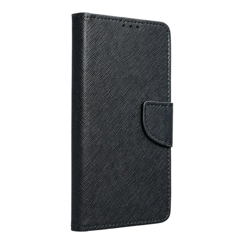 FANCY DIARY SAMSUNG S21 PLUS čierne otváracie puzdro na mobilný telefón
