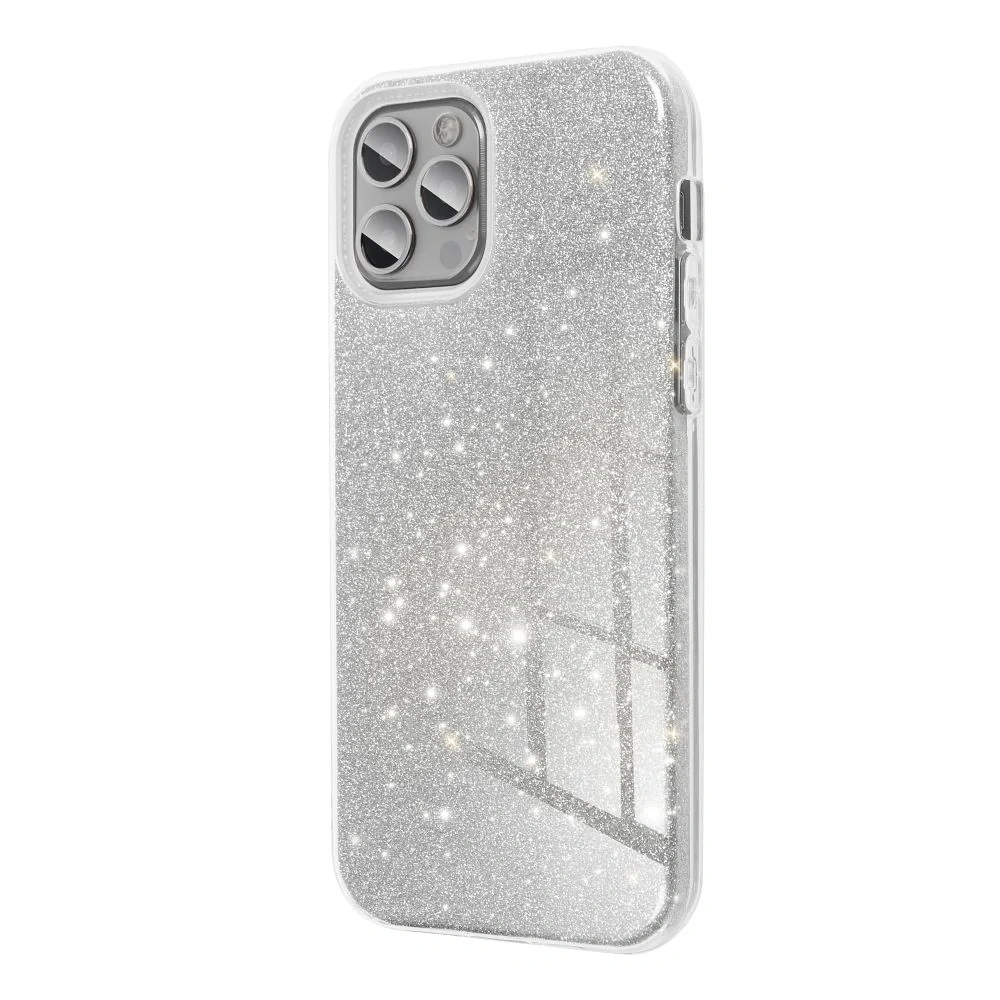 JELLY CASE SHINING SAMSUNG A03s strieborné zadné púzdro na mobilný telefón