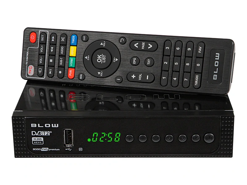 Tuner DVB-T2 Blow 8000FHD PREMIUM