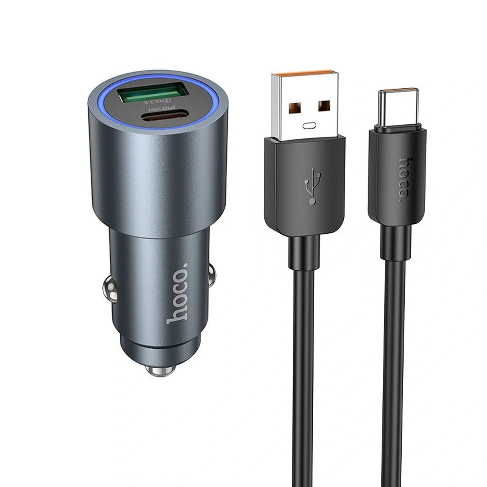 HOCO Z60 48W QC 3.0 čierna + kábel typ C