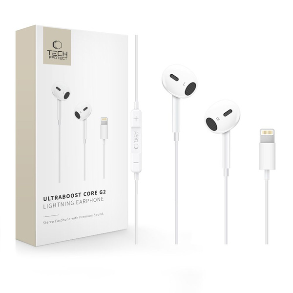 Tech-Protect Ultraboost Lightning Earphone Core G2