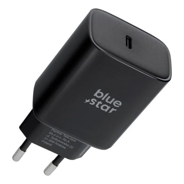 Blue Star 60W Quick Charge nabíjačka sieťová bez kábla čierna