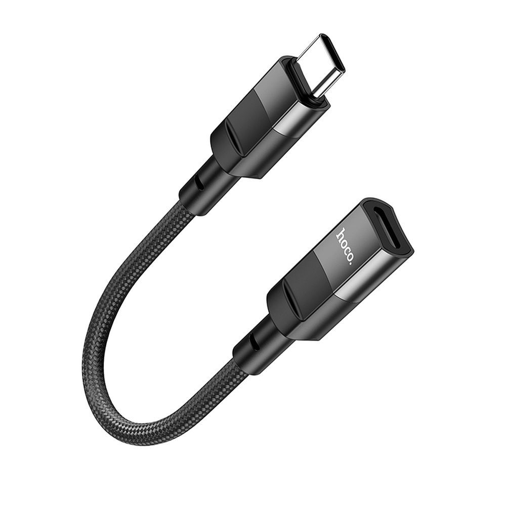 HOCO OTG adaptér typu C (samec) na Lightning (samica) 3A U107 0,1 m čierny