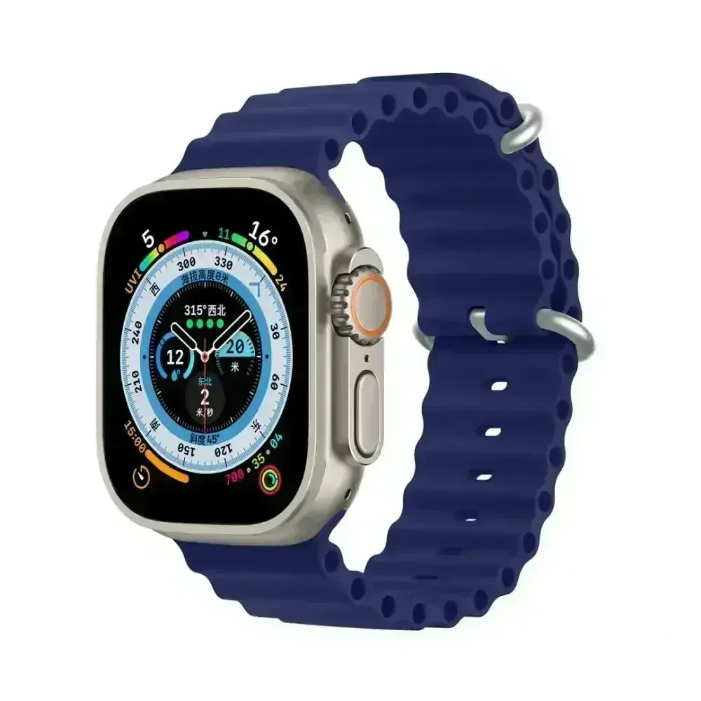 DUX DUCIS OCEAN WAVE APPLE WATCH 42/44/45mm modré univerzálny remienok na smart watch
