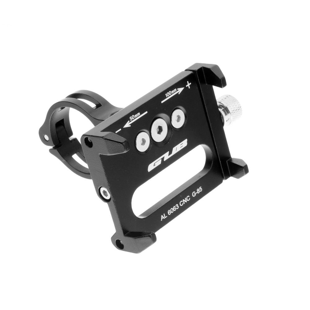 GUB BH-G85 0045 Aluminium, Držiak na riadidlá bicykla čierny