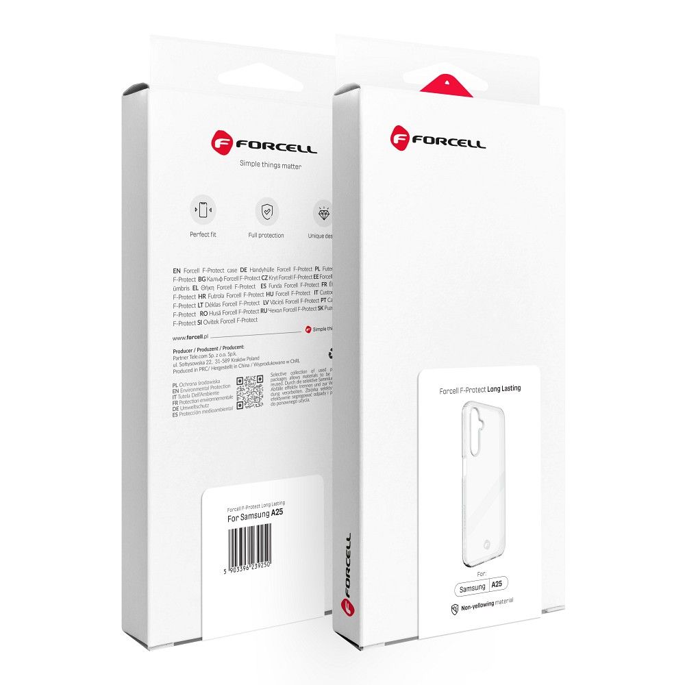JELLY CASE FORCELL F-PROTECT SAMSUNG A05 - priesvitné zadné púzdro na mobilný telefón