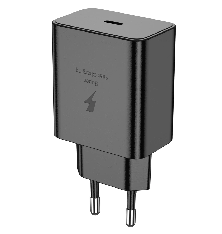 JELLICO EU45 GaN PD 45W 1xUSB-C čierna nabíjačka + kábel na koncovku TYP-C - TYP C universal