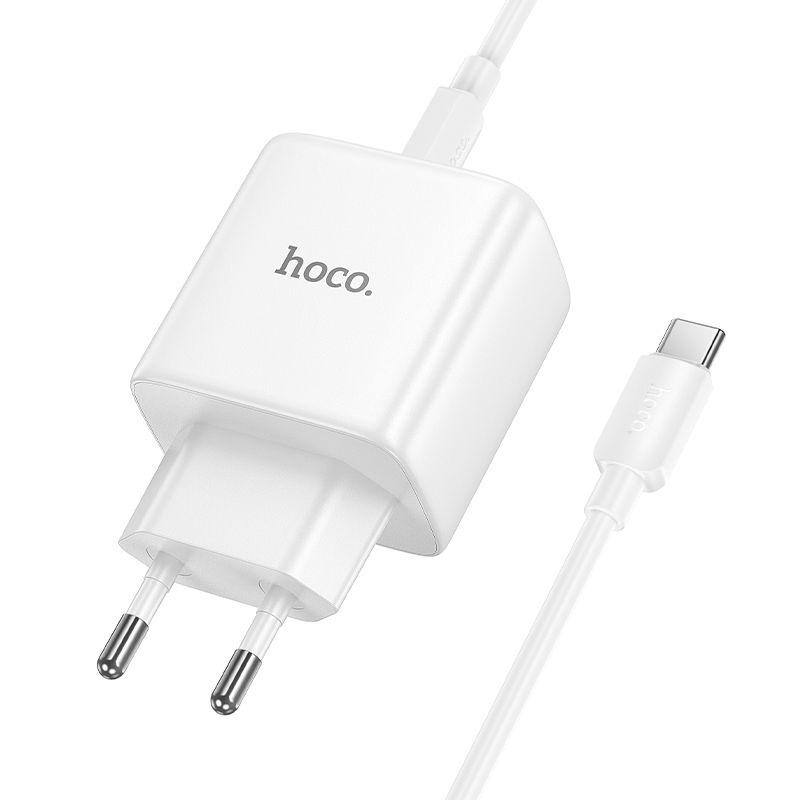 HOCO N83 40W biela + kábel na koncovku typ C - typ C universal