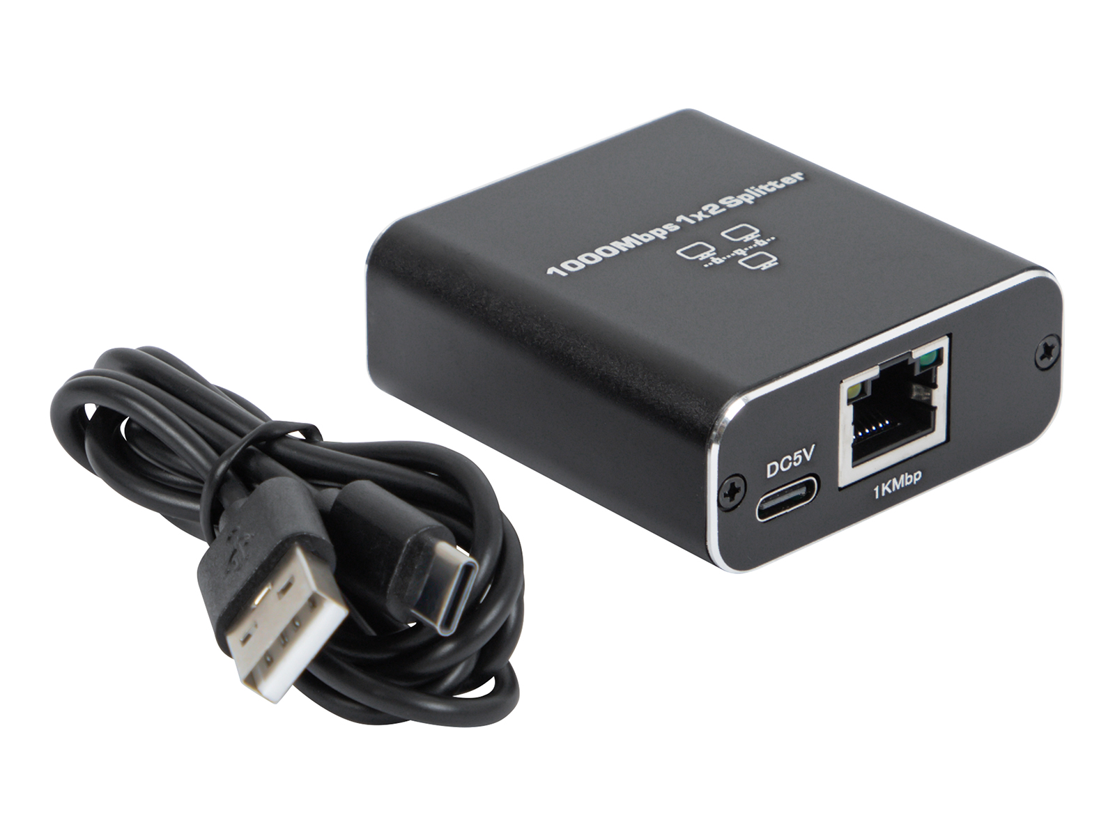Sieťový rozbočovač 1x2 RJ45
