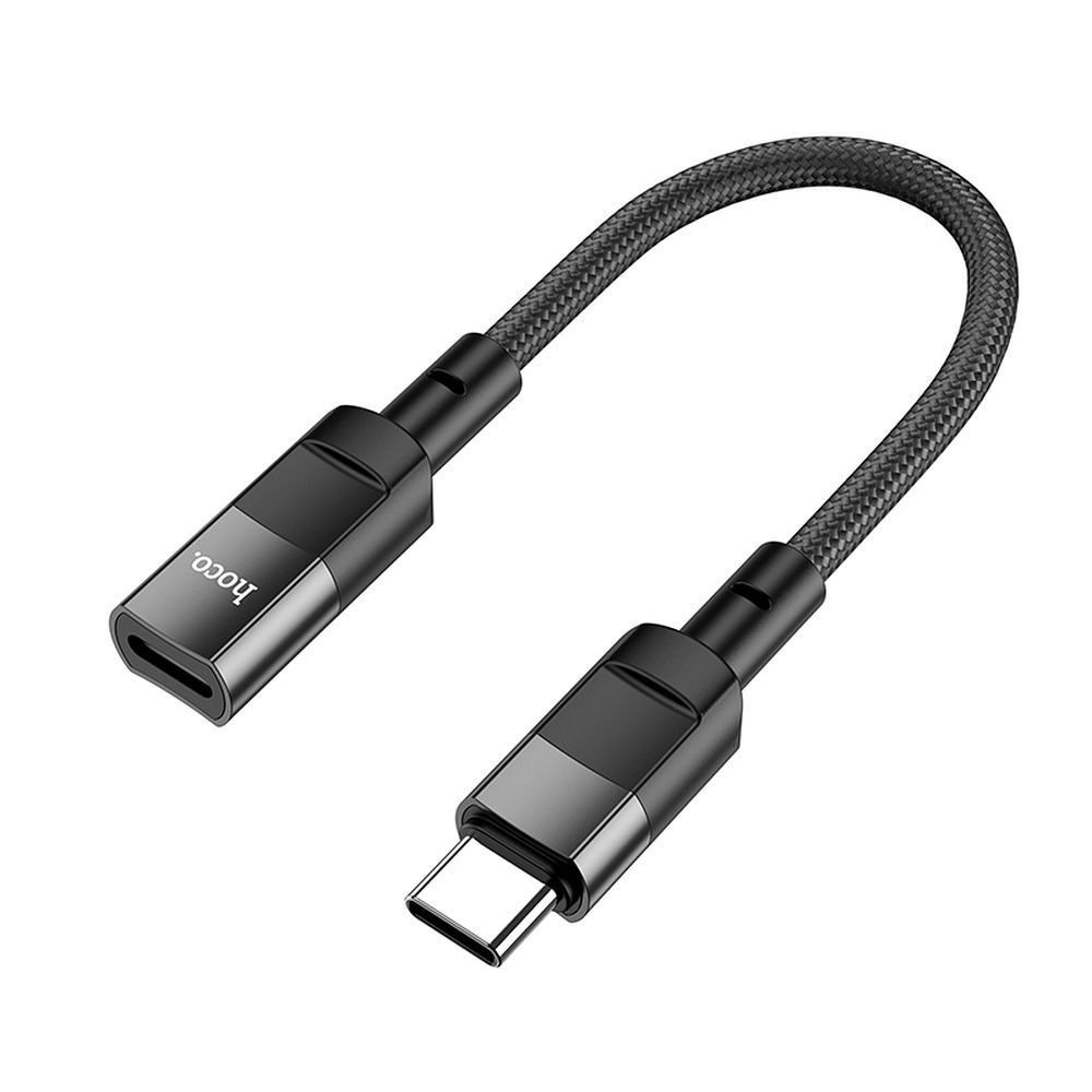 HOCO OTG adaptér typu C (samec) na Lightning (samica) 3A U107 0,1 m čierny
