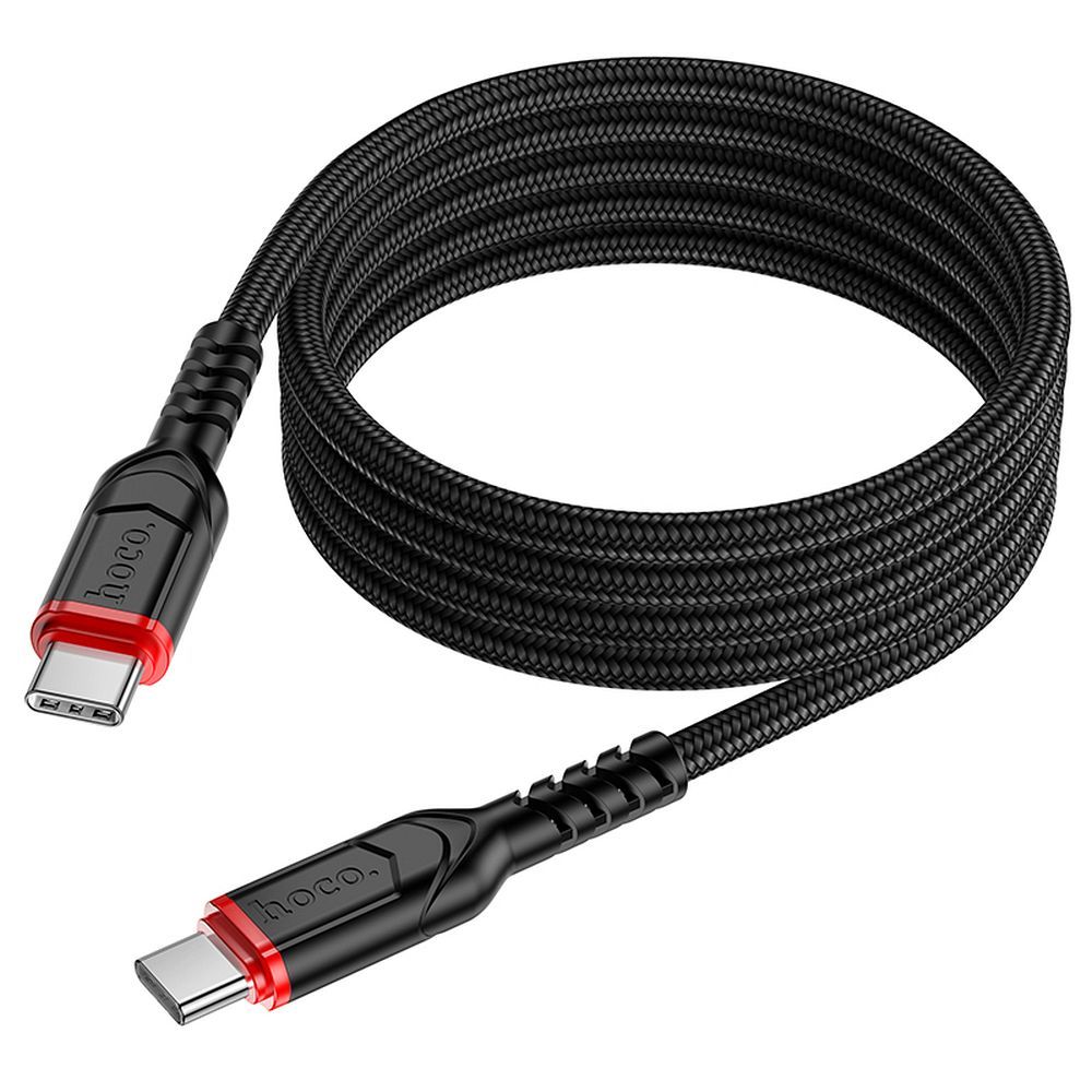 Kábel HOCO X59 typ C-typ C, 1m 60W čierny