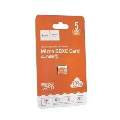 Pamäťová karta HOCO SDXC 128GB microSD, TF card oranžová universal