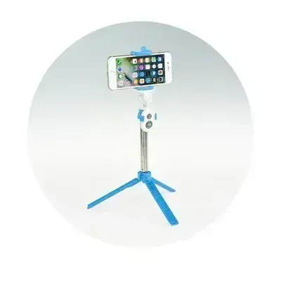 Blun 3POD BLUETOOTH BLUE univerzálna teleskopická Selfie tyč
