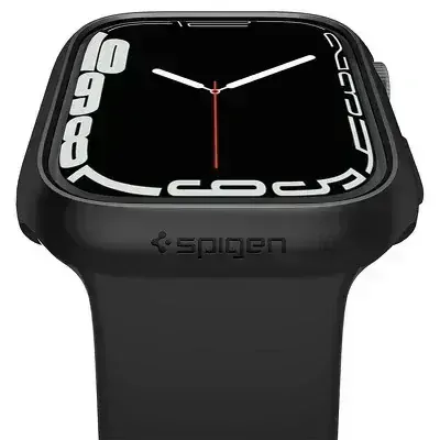 SPIGEN Thin Fit APPLE WATCH 7 (41MM) čierne Ochranné puzdro na smart watch
