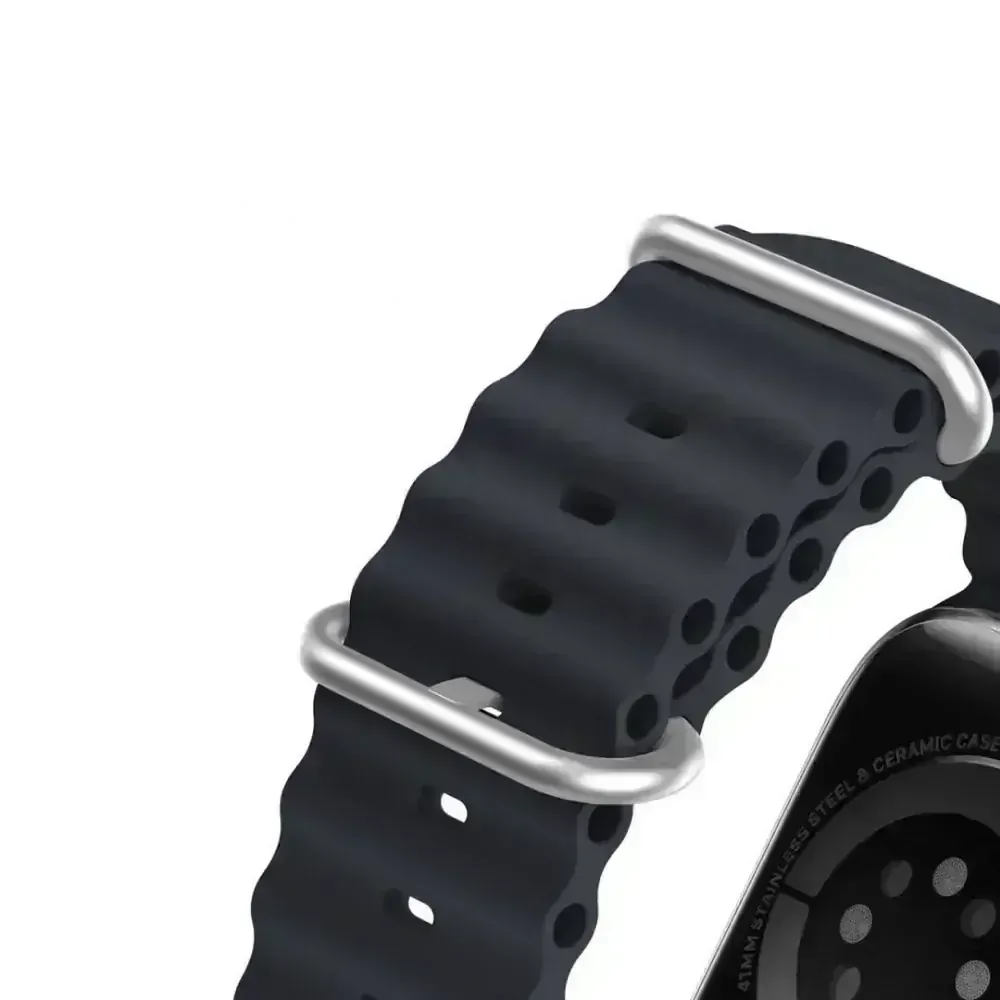 DUX DUCIS OCEAN WAVE APPLE WATCH 42/44/45mm grafitové univerzálny remienok na smart watch