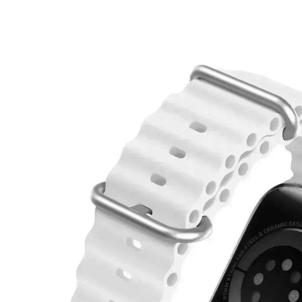 DUX DUCIS OCEAN WAVE APPLE WATCH 42/44/45mm biele univerzálny remienok na smart watch