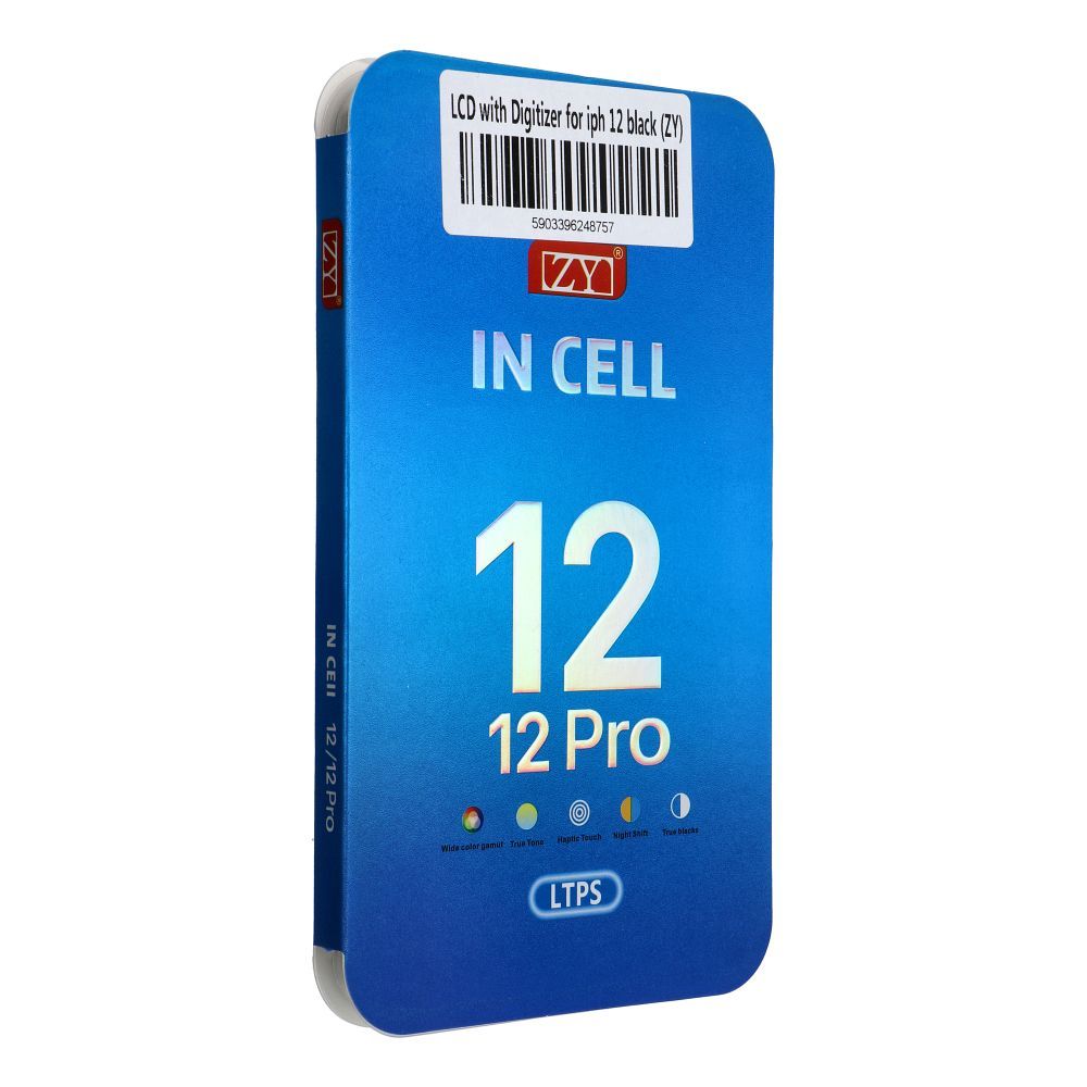 LCD displej pre iPhone 12 / 12 Pro s dotykovou obrazovkou čierny (ZY-LTPS)