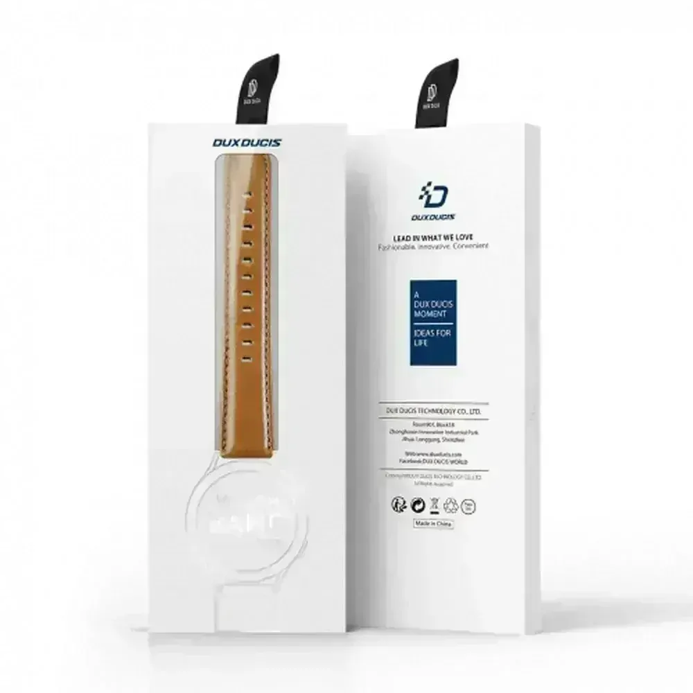 DUX DUCIS YA Samsung Galaxy Watch/Huawei Watch/Honor Watch hnedý univerzálny remienok na smart watch