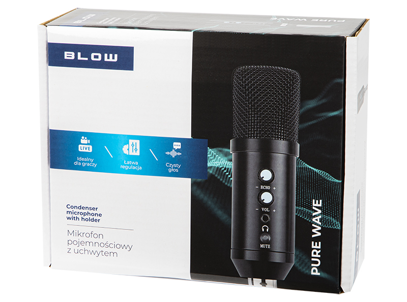 Blow 33-051# Štúdiový mikrofón so statívom