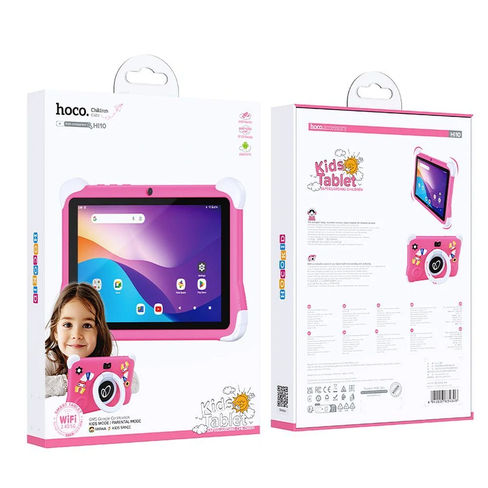 HOCO HI10 - ružový - 8" - 3GB / 32GB - Wi-Fi - Android 14