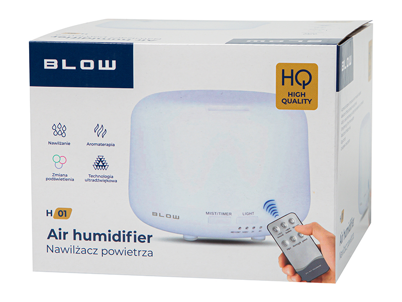 Blow H 01 Zvlhčovač vzduchu ultrazvukový aróma difuzér