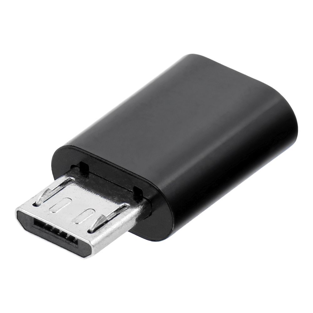 Blue Star USB adaptér USB-C/MicroUSB čierny