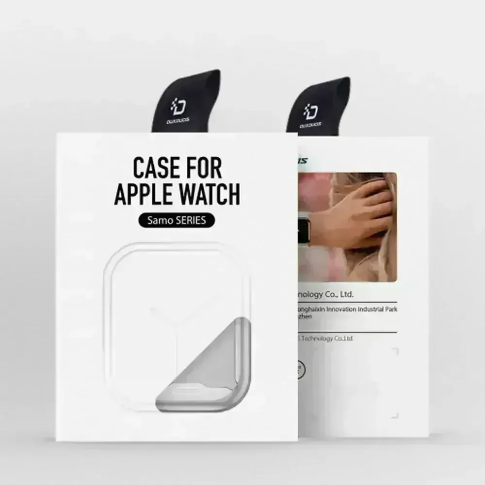 DUX DUCIS SAMO APPLE WATCH Series 7/8 45mm strieborné Ochranné puzdro na smart watch