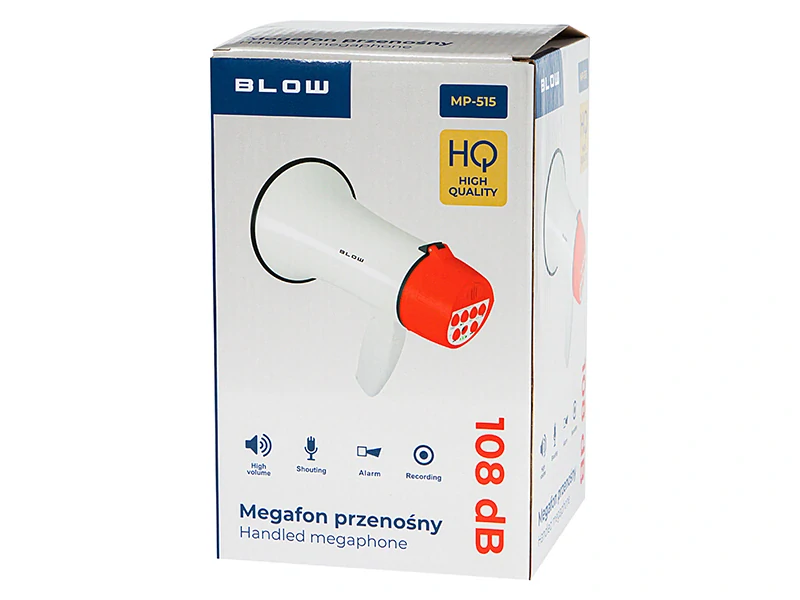 Blow Megafón BLOW MP-515, 20W, 3x AA