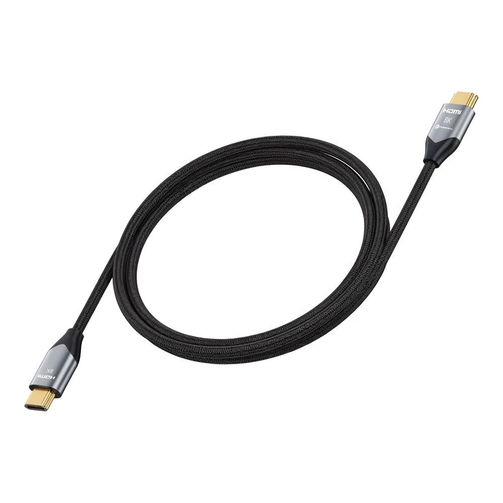 Forcell Cafule HDMI 2.1 8K 60Hz/4K 120Hz, HDR, eARC, VRR, 48Gbps, 1m čierny