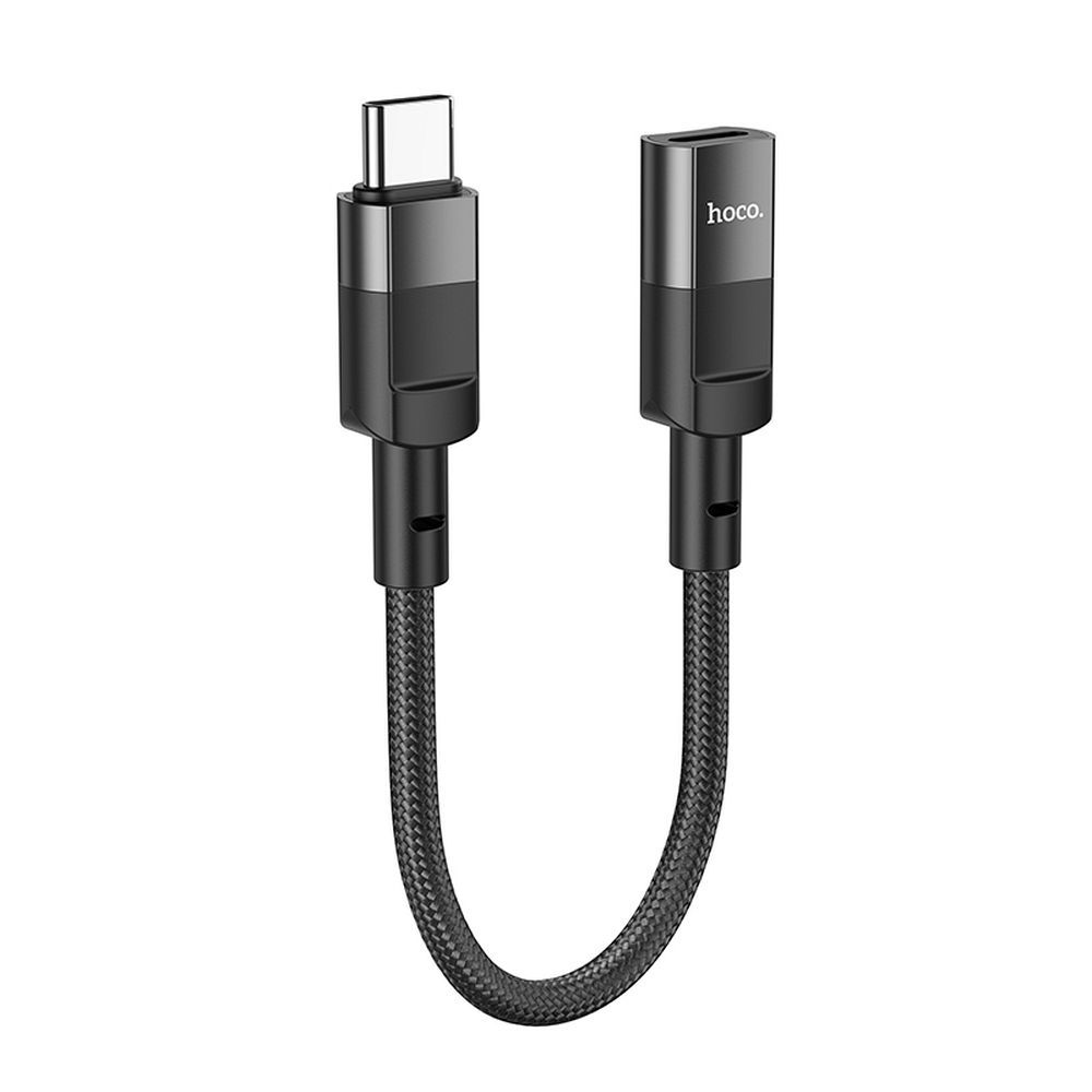 HOCO OTG adaptér typu C (samec) na Lightning (samica) 3A U107 0,1 m čierny