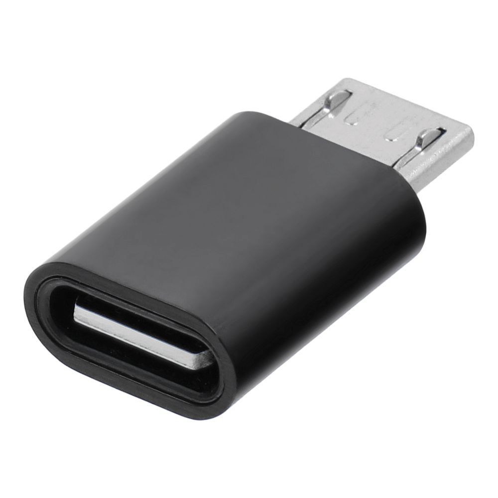 Blue Star USB adaptér USB-C/MicroUSB čierny