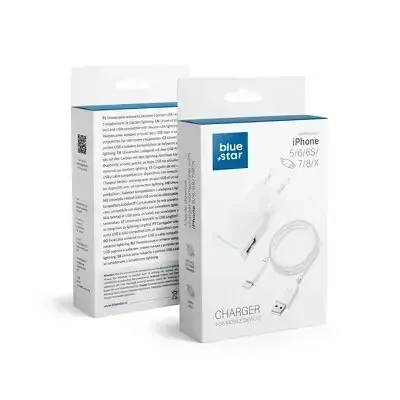 Blue Star TFK-TC-1100B iPHONE 5, 6, 7, 8, X 5W + kábel LIGHTNING