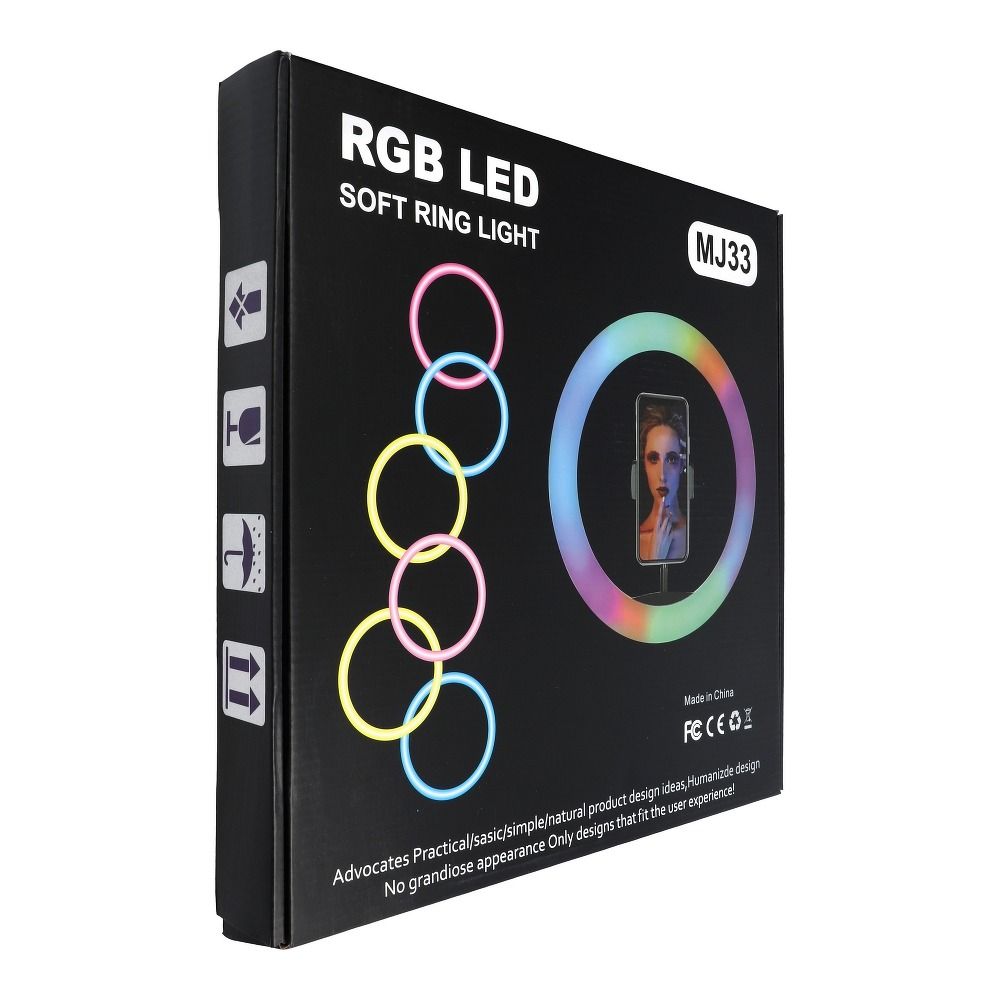 OEM MJ33 LED RING 12" Stream RGB LED FULL COLOR + LRLWH13FC 0071 lampa so statívom