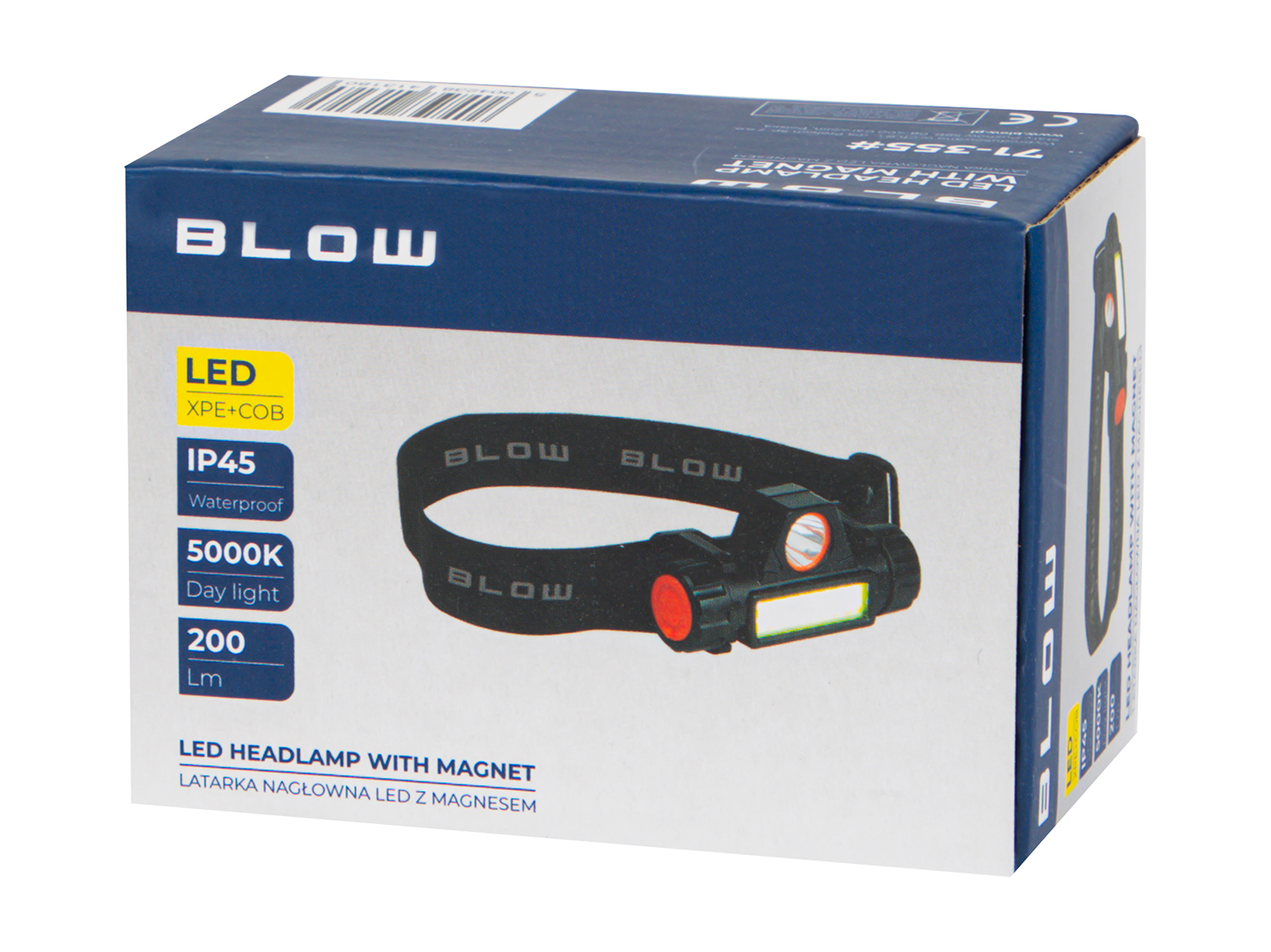 BLOW LED čelovka s magnetom 71-355