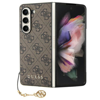 GUESS GUHCZFD5GF4GBR pre Samsung Z Fold 5 (4G Charm / hnedé)