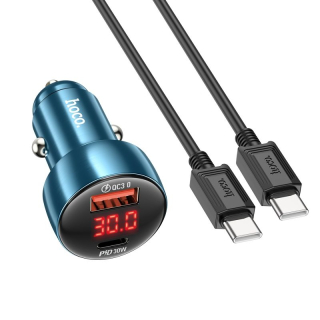 HOCO Z50 48W QC 3.0 modrá + kábel typ C-typ C