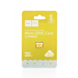 Pamäťová karta HOCO SDHC 32GB microSD, TF card žltá universal