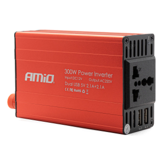 AMiO 12V/230V 300W/600W 2xUSB PI03 02470