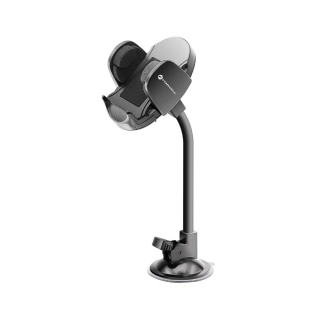 FORCELL OVAL 27 držiak na sklo dĺžka ramena 17cm čierny universal