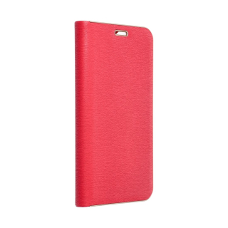 FANCY DIARY LUNA Book Gold SAMSUNG A25 5G červené otváracie puzdro na mobilný telefón