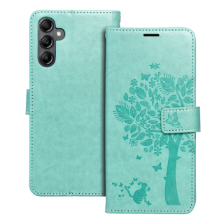 FANCY DIARY MEZZO strom SAMSUNG A15 5G zelené otváracie puzdro na mobilný telefón