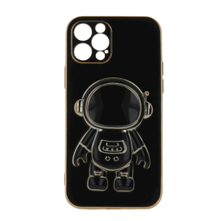JELLY CASE ASTRONAUT SAMSUNG A52 čierne zadné púzdro na mobilný telefón