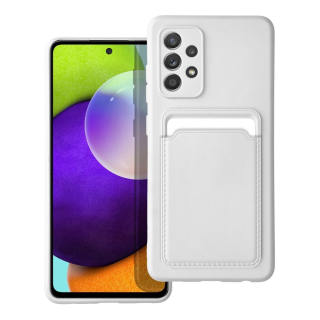 JELLY CASE CARD SAMSUNG A52 biele zadné púzdro na mobilný telefón