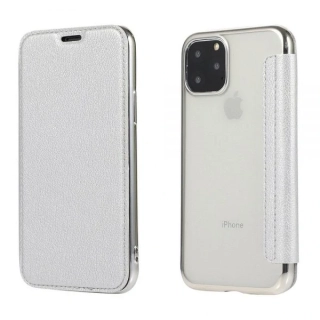 FANCY DIARY FORCELL ELECTRO SAMSUNG NOTE 10 LITE strieborné otváracie puzdro na mobilný telefón