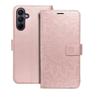 FANCY DIARY MEZZO mandala SAMSUNG A22 5G ružové otváracie puzdro na mobilný telefón